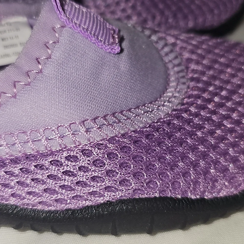 Wonder Nation Toddler Girls Size 7/8 Purple Water Shoe New